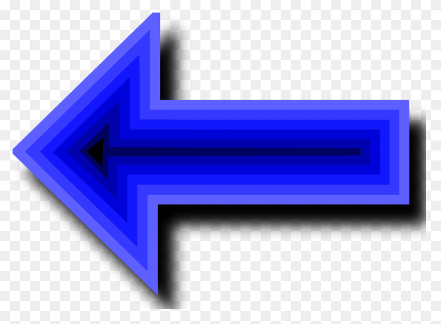 Arrow Clipart Blue Arrow - Left Arr