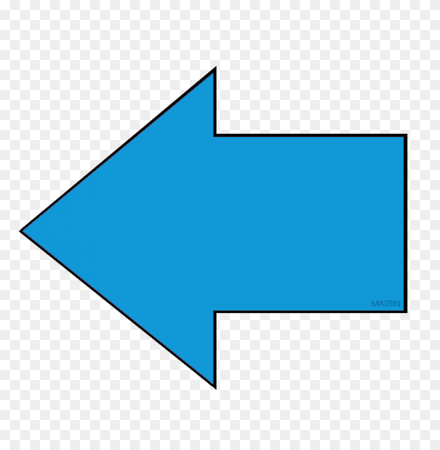 Arrow Clipart Blue Arrow - Left Arr