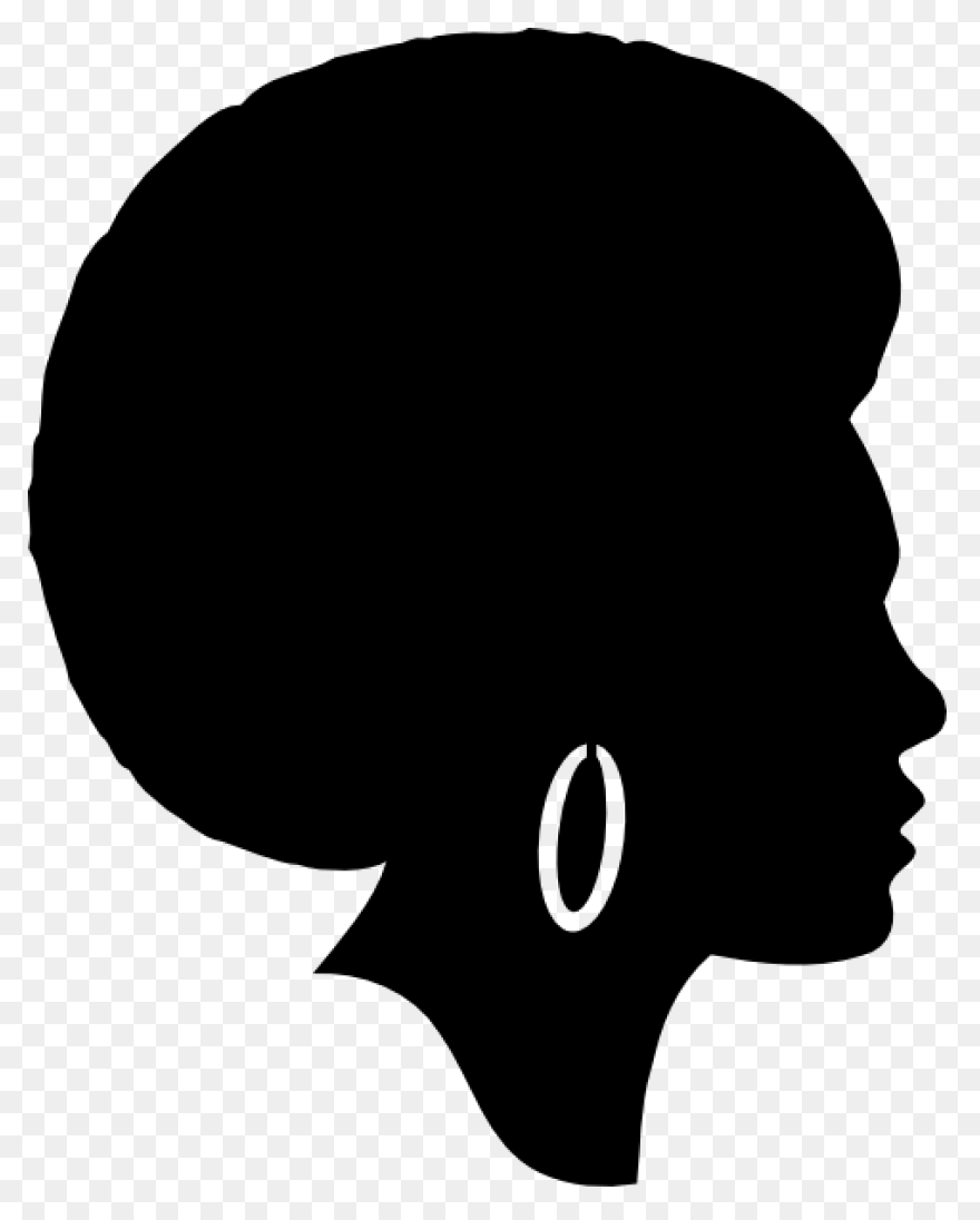 Pretty Afro Woman PNG-WebP | Confid