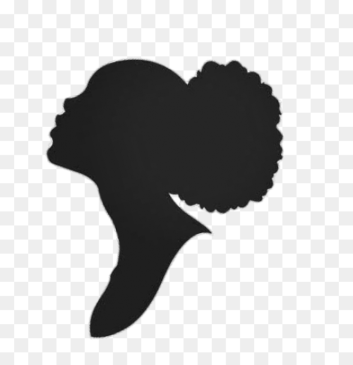 Pretty Afro Woman PNG-WebP | Confid