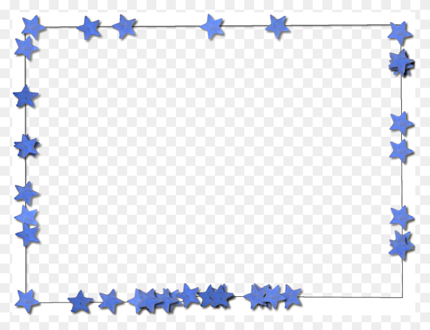 Ribbon Borders Clipart - Blue Ribbo