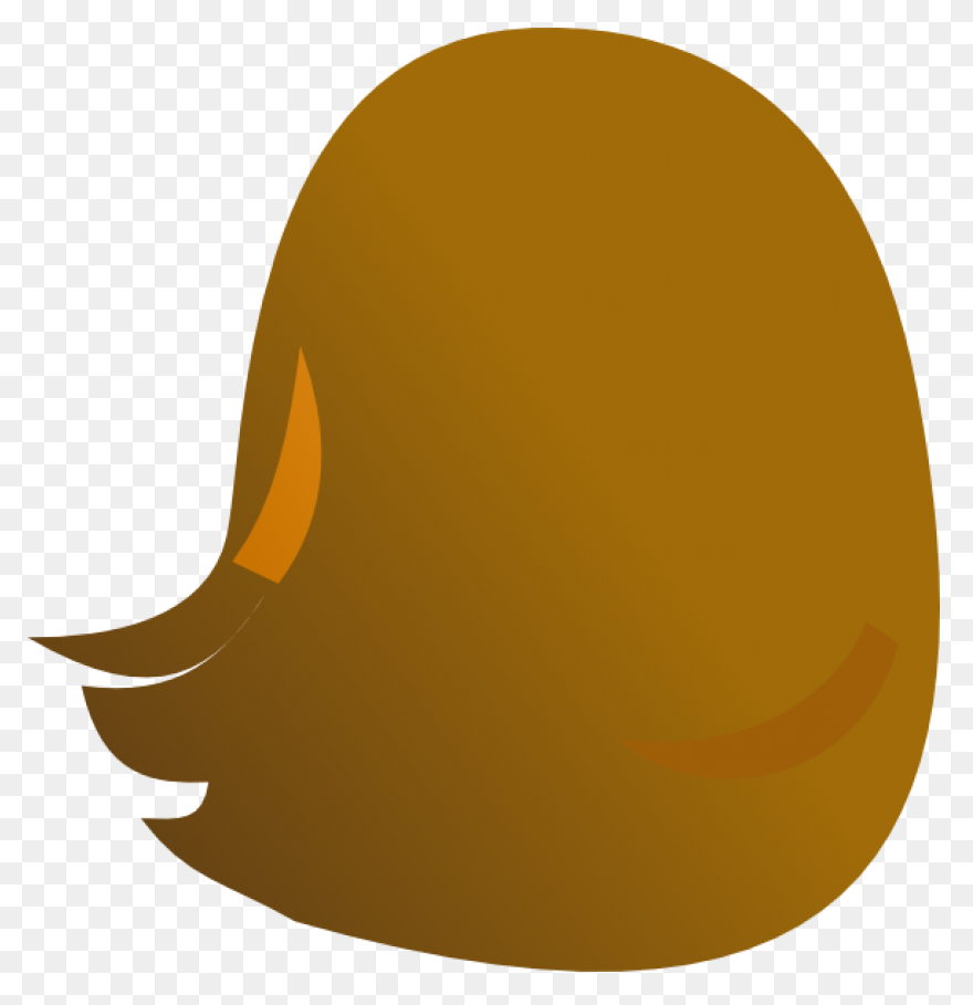 Blond Hair No Head Clipart - Blonde Hair