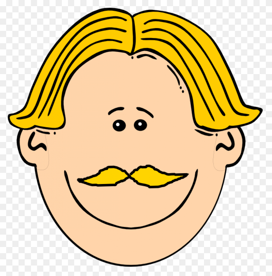 Blond Hair No Head Clip Art - Head 
