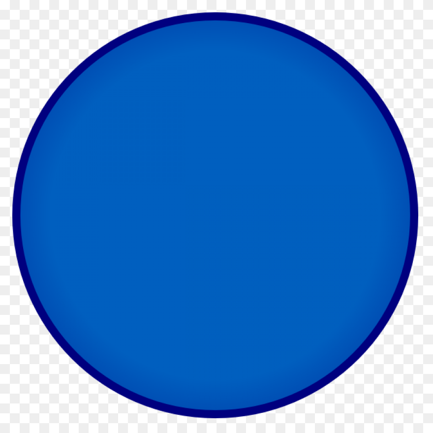 Blue Circle Icon - Free Blue Shape 
