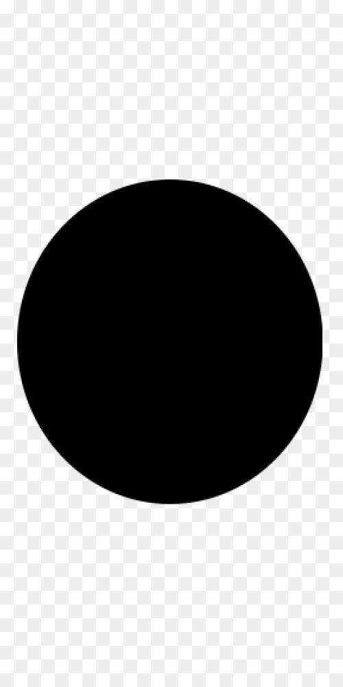 Dot Primitive Icon - Black Dot