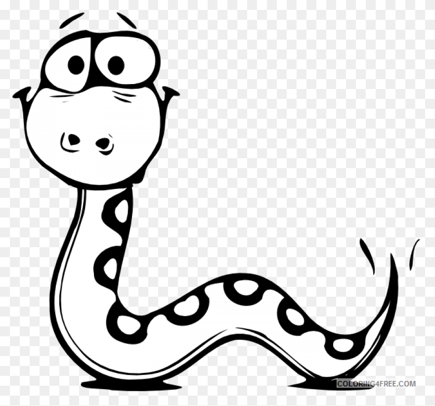 Snake Outline Coloring Pages Snake - Black Snake