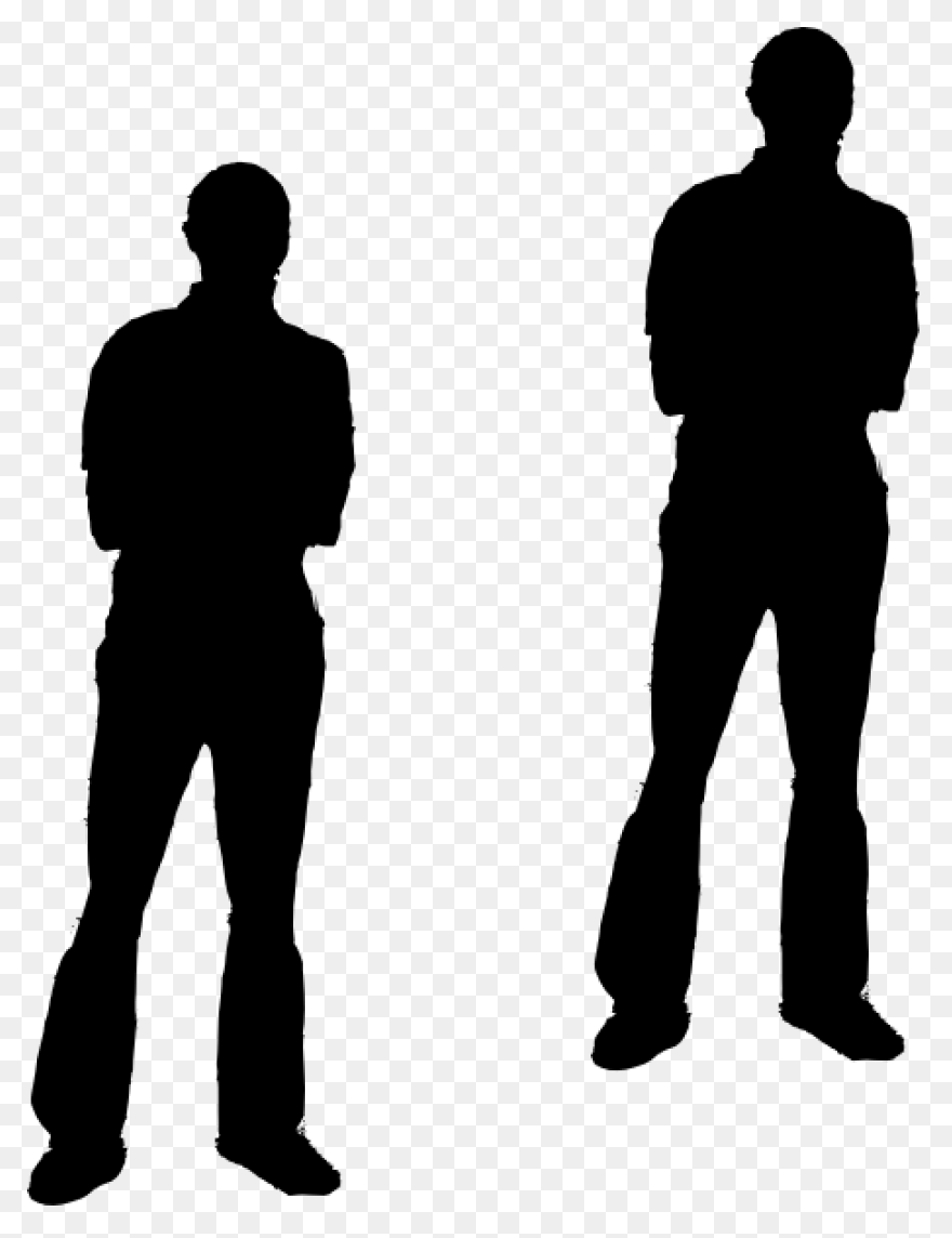 Black Man Thinking Clipart - Black 