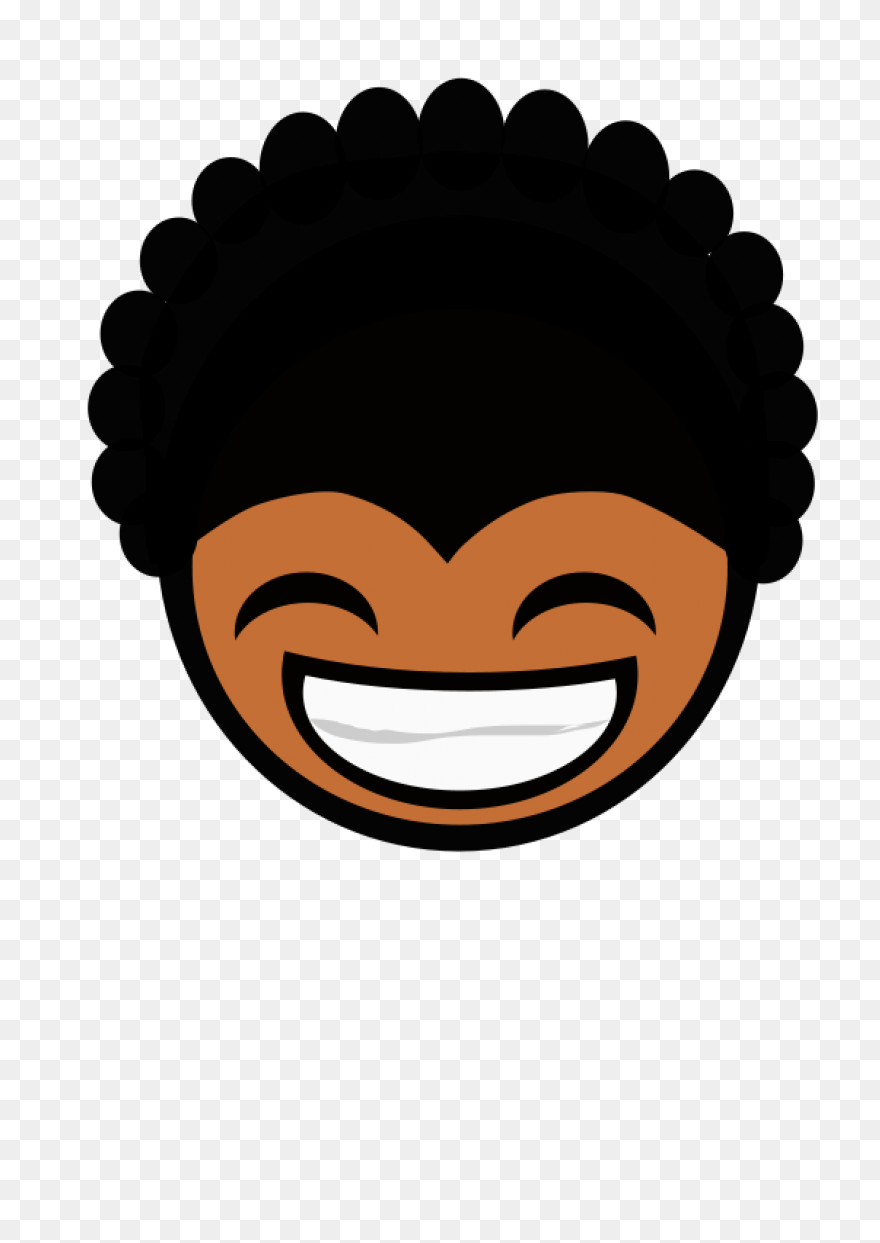 Black Man Thinking Clipart - Black 