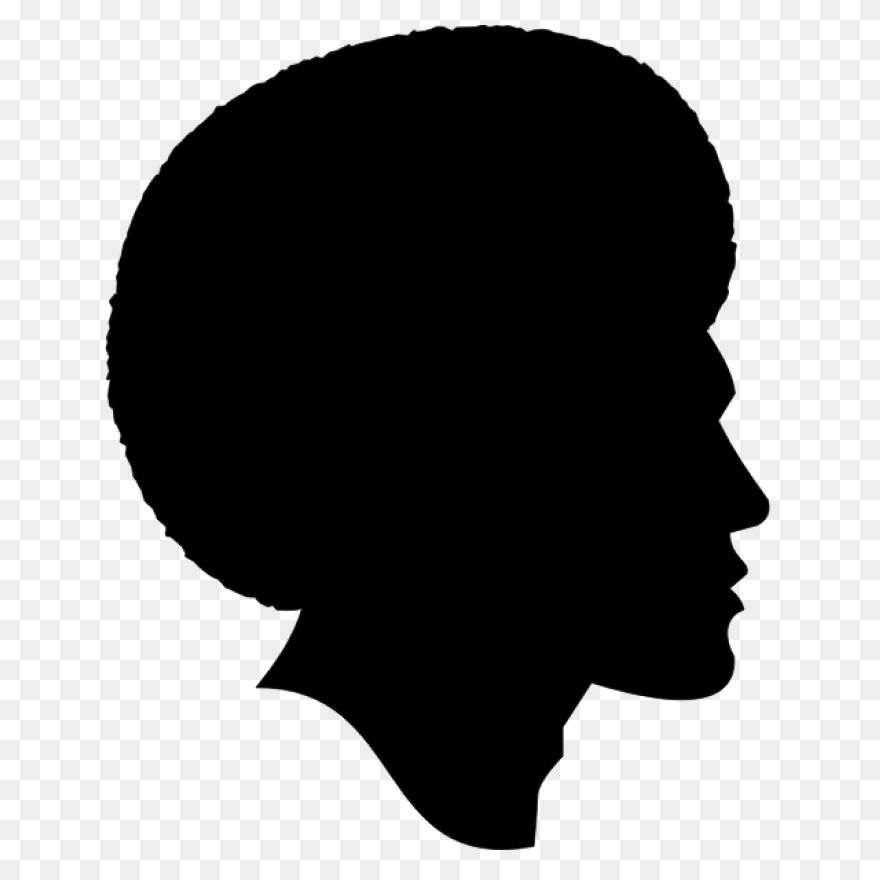 Black Man Thinking Clipart - Black 