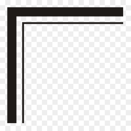 Double Black Line Border Line - Black Line