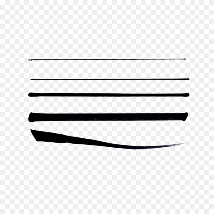 Double Black Line Border - Line Art