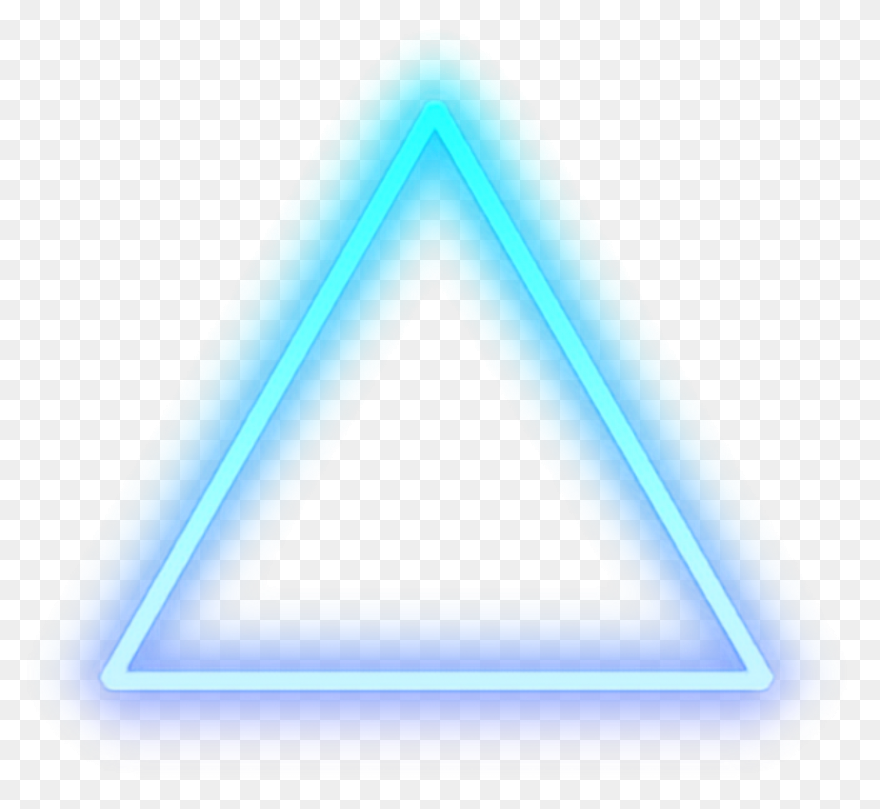 Light Glow Png #triangle #blue - Blue Glow