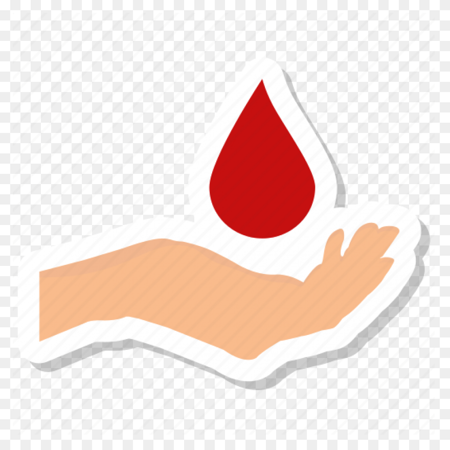 Drops Of Blood Splash - Hand Cut Bl