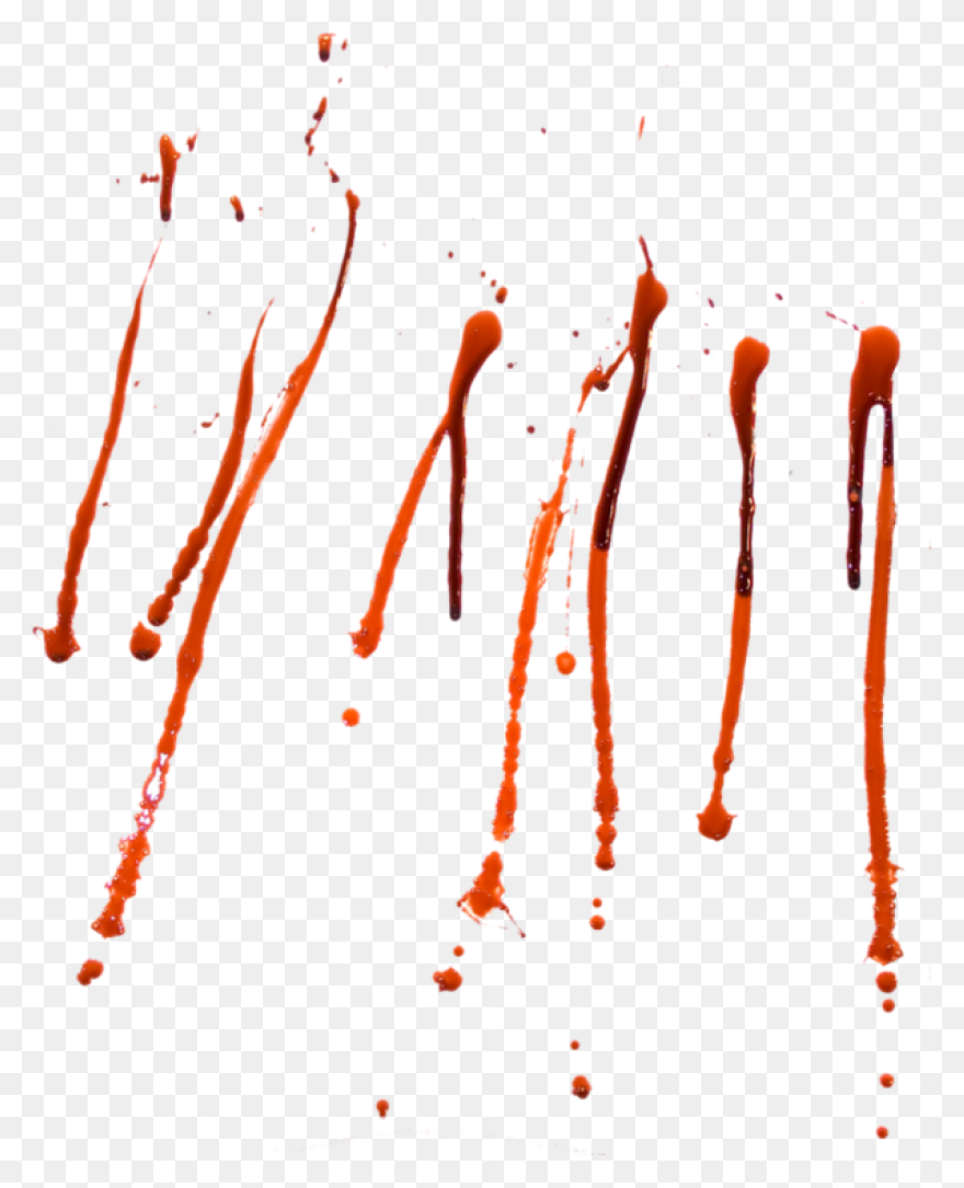 Drops Of Blood Splash Hand - Blood Hand