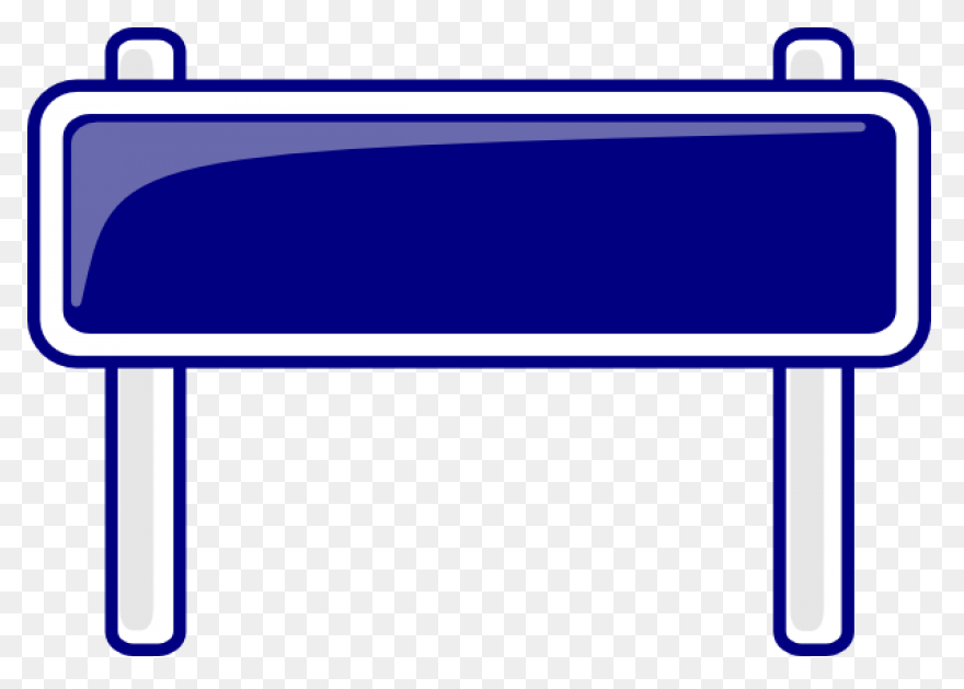 Blank Sign Board Transparent Image 