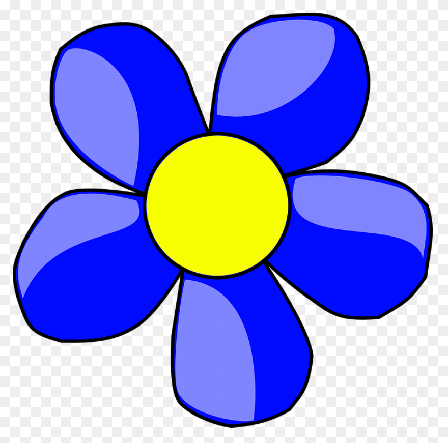 Free Blue Flower Transparent Backgr