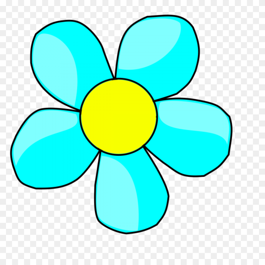 Free Blue Flower Transparent Backgr