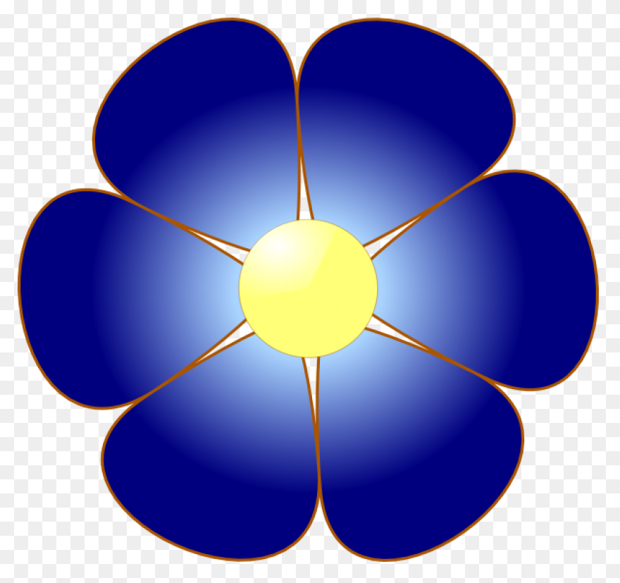 Free Blue Flower Transparent Backgr