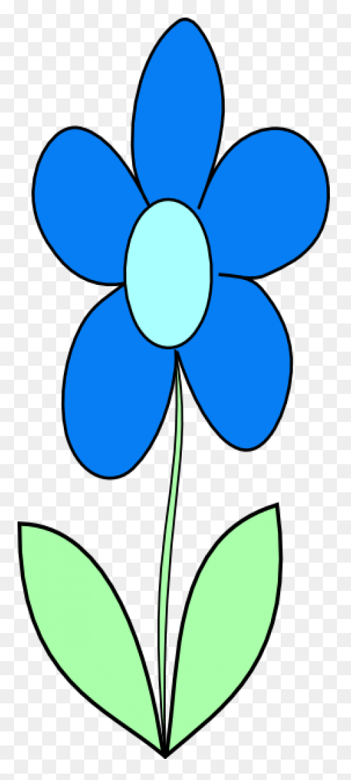 Free Blue Flower Transparent Backgr