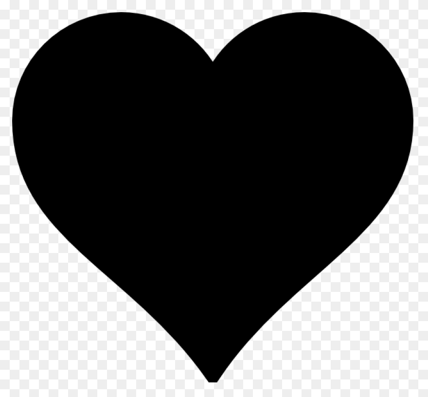Free Black Heart Transparent Backgr
