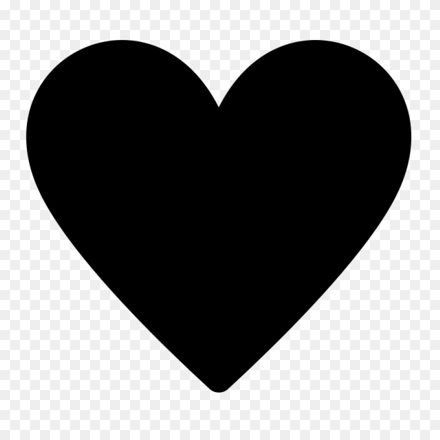 Free Black Heart Transparent Backgr
