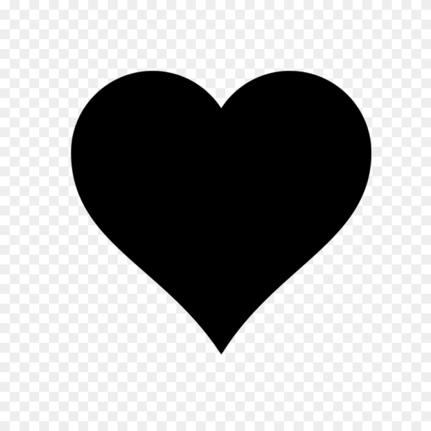 Free Black Heart Transparent Backgr