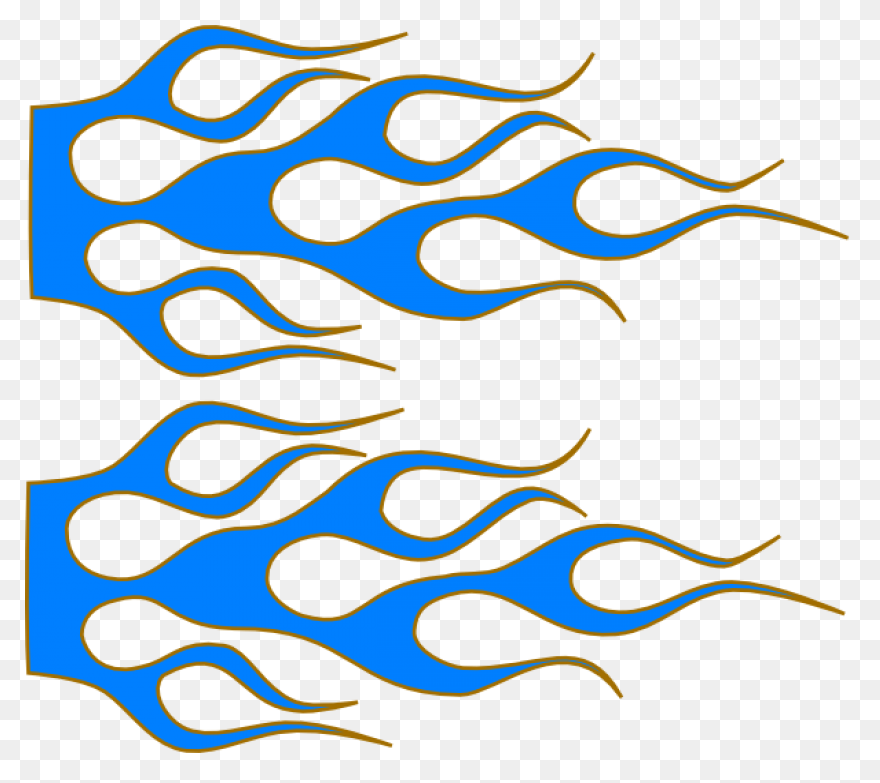 Tropical Blue Flame Icon - Free Tro