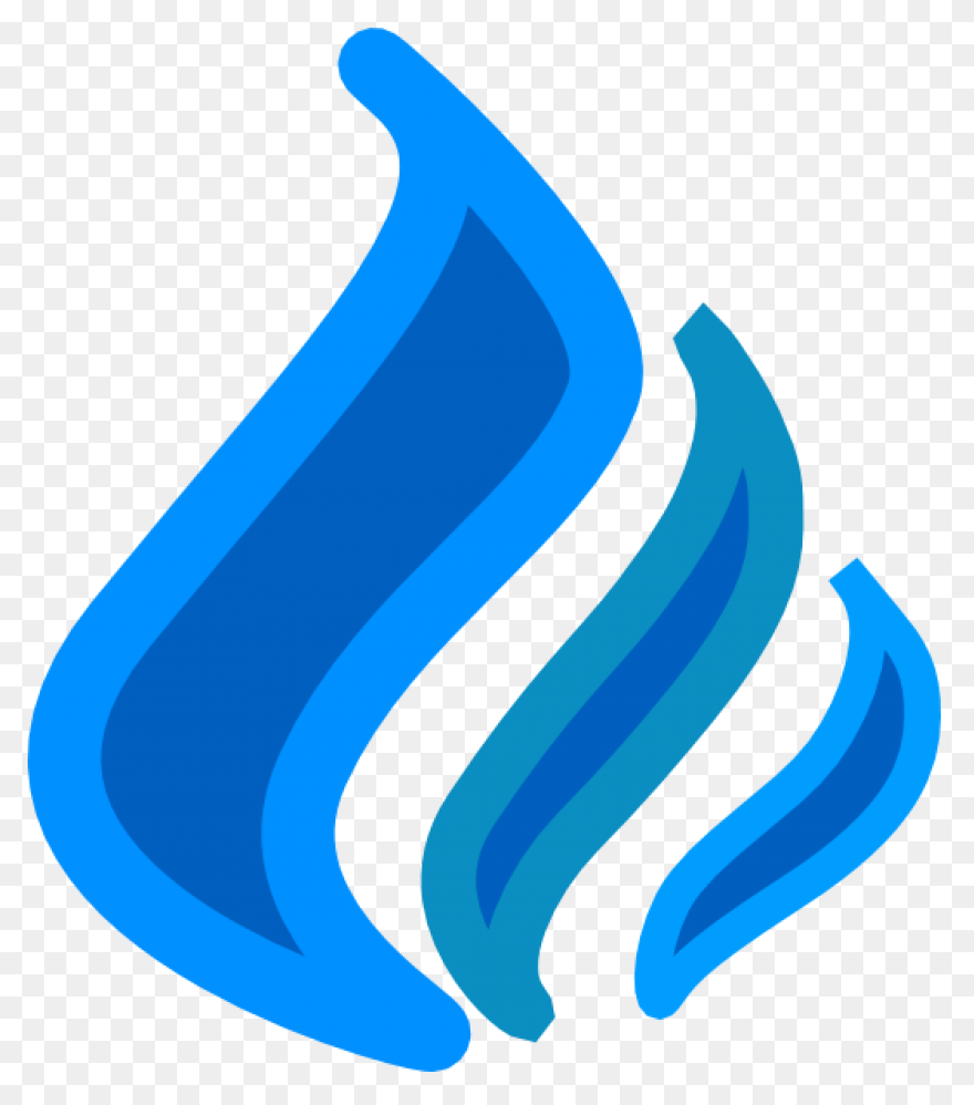 Tropical Blue Flame Icon - Free Tro