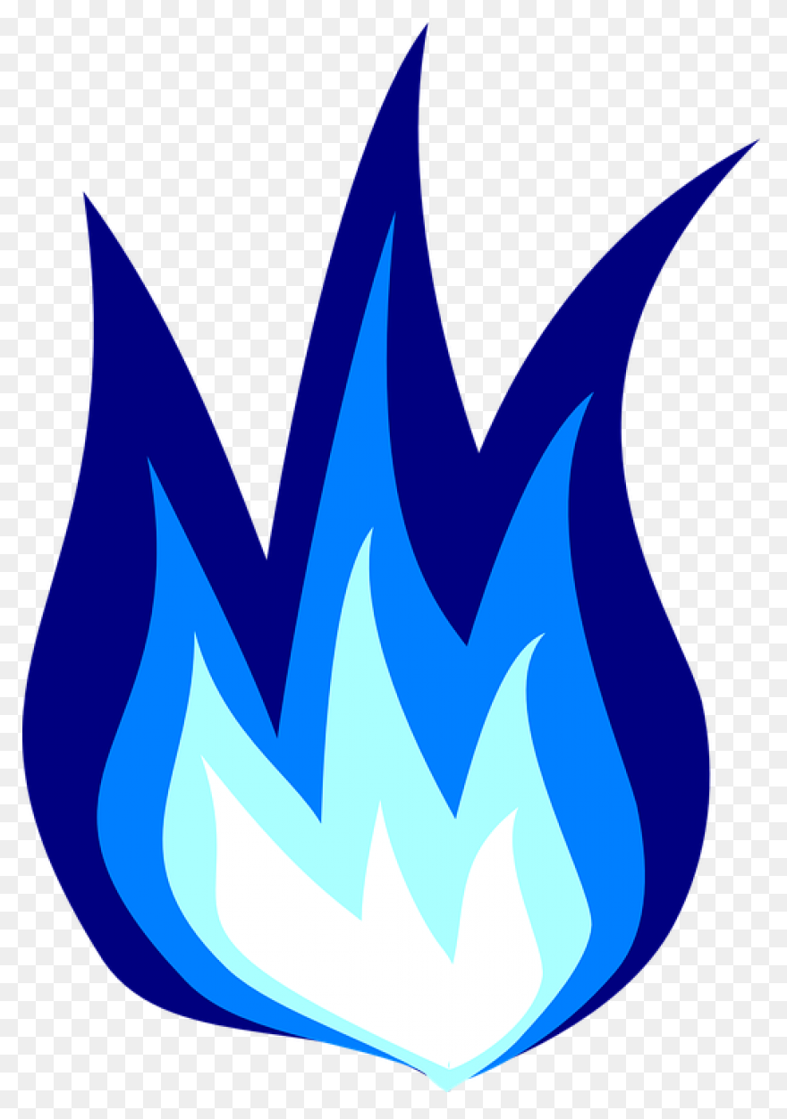 Tropical Blue Flame Icon - Free Tro