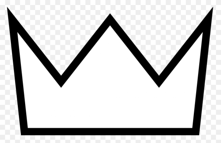 Black Crown Clipart Three Point - Black Crown