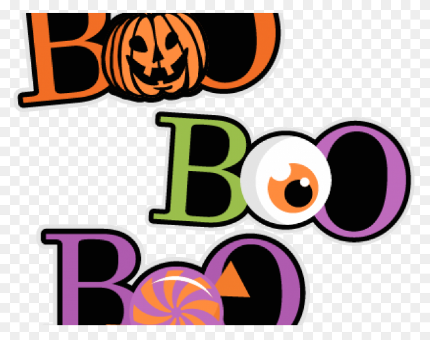 Halloween Clipart Clipart Large Halloween - Boo