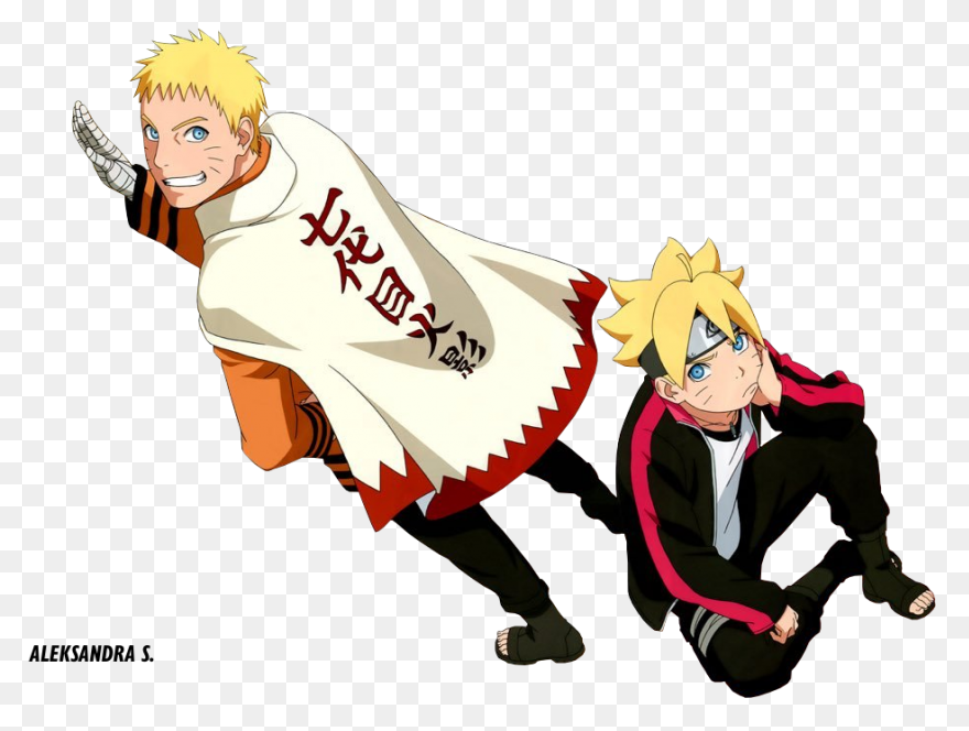 Naruto Sasuke And Boruto Poster - Boruto