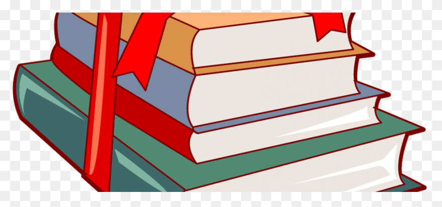 5  Stacked Books Clipart - Preview 