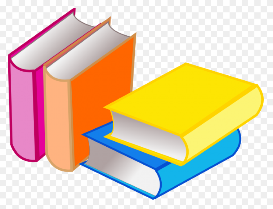 5  Stacked Books Clipart - Preview 