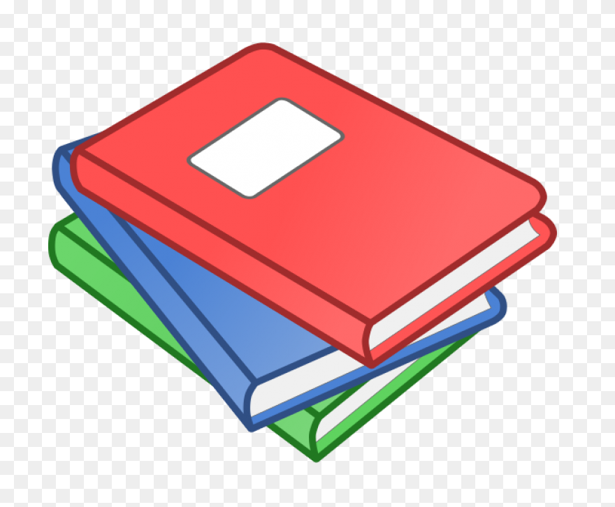 5  Stacked Books Clipart - Preview 
