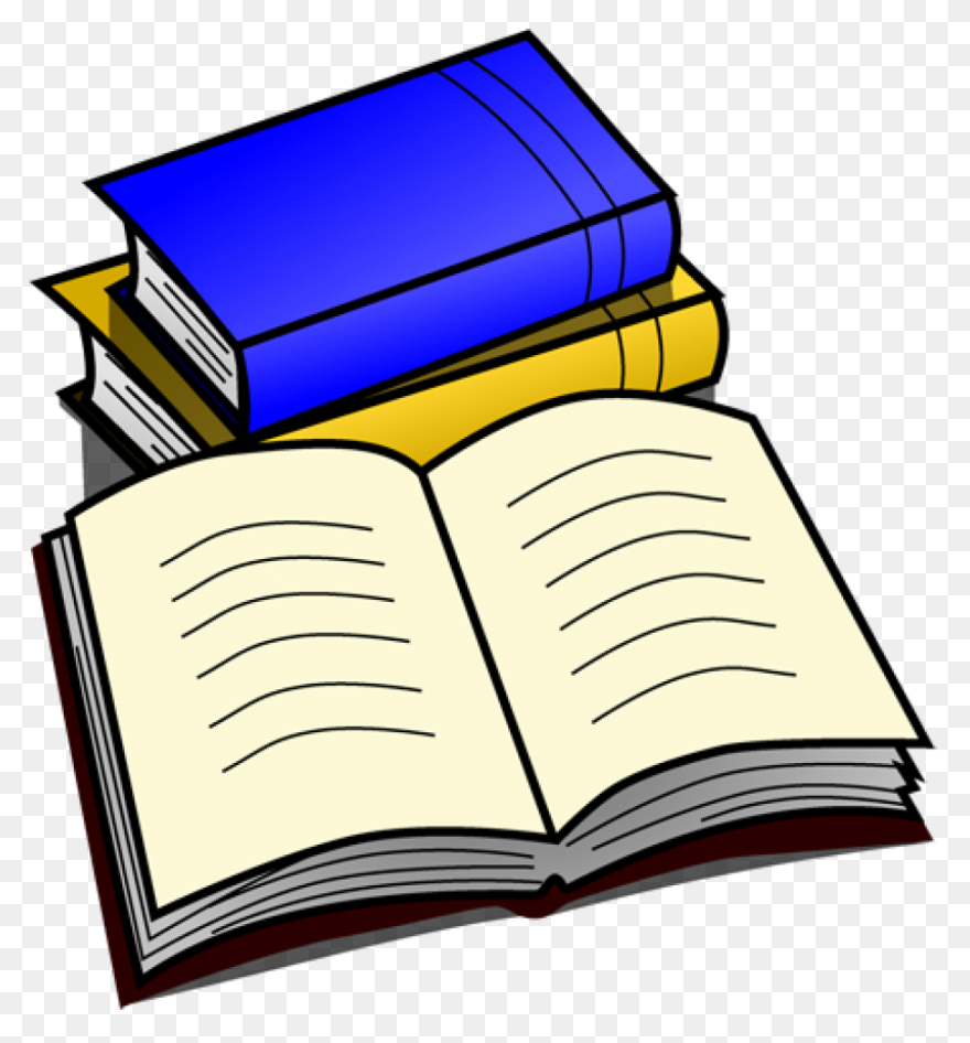 5  Stacked Books Clipart - Preview 