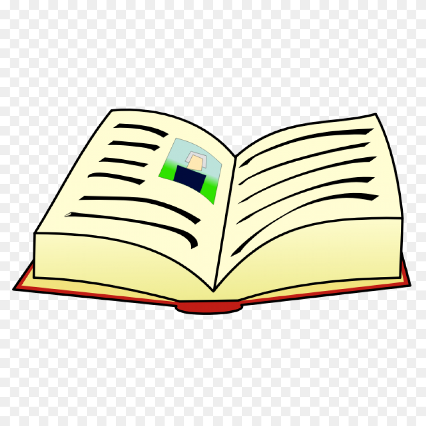 Open Book Clip Art Vector | Free PN