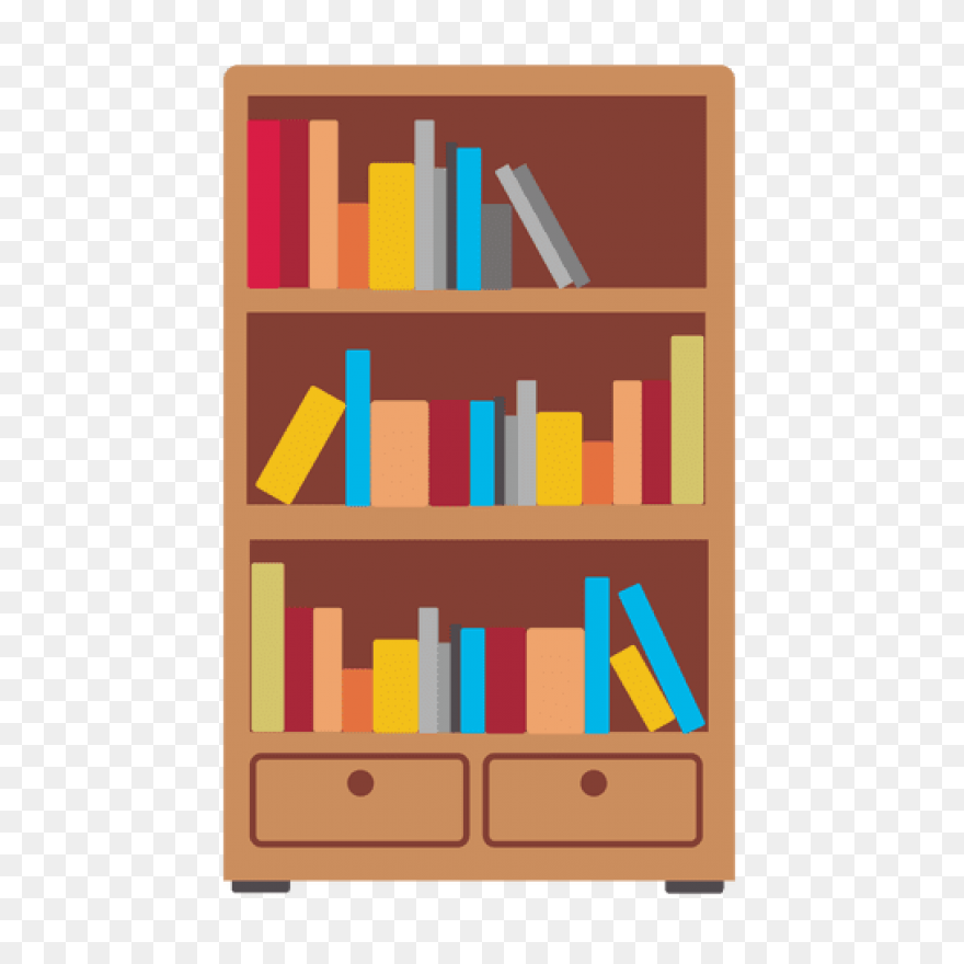 Empty Bookshelf Clipart 1 - Clipart