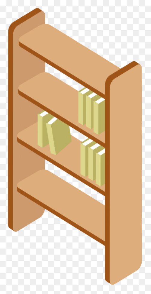 Empty Bookshelf Clipart 1 - Clipart