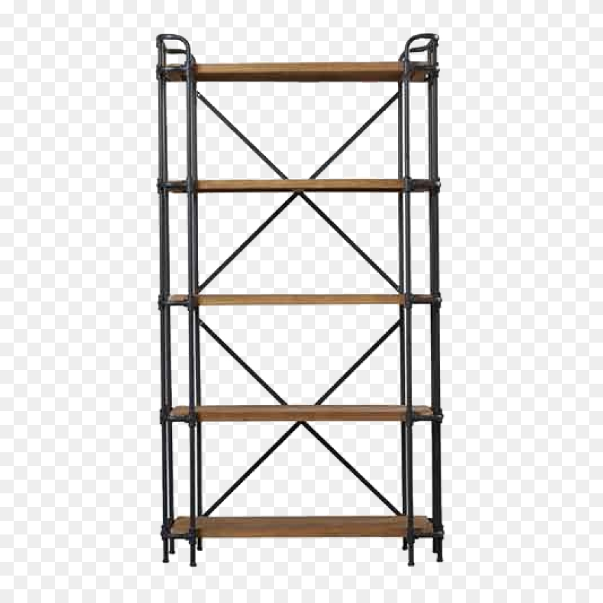 Empty Bookshelf Clipart 1 - Clipart