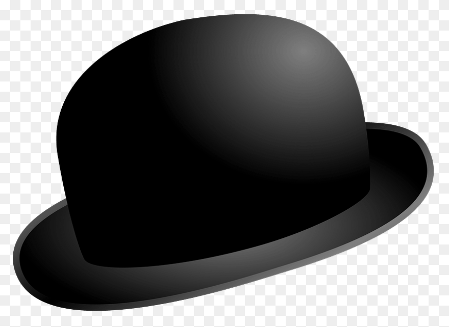Chaplin Bowler Hat Clipart. Free - Bowler Hat