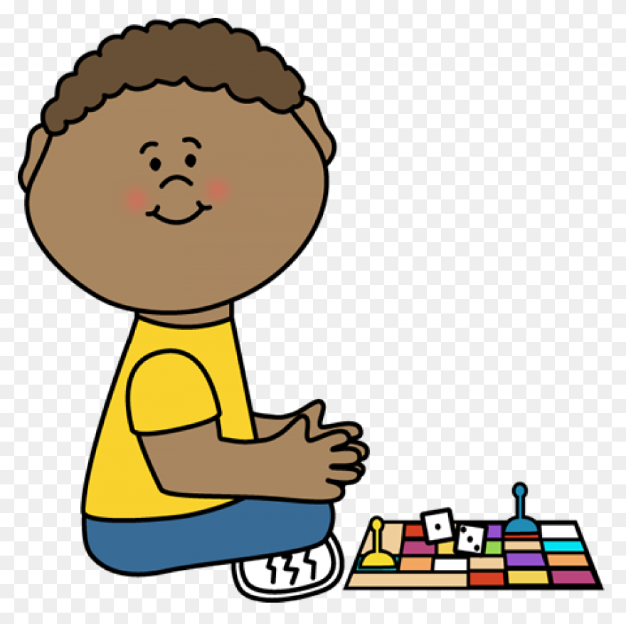 Playing Board Game Clip Art - Play 