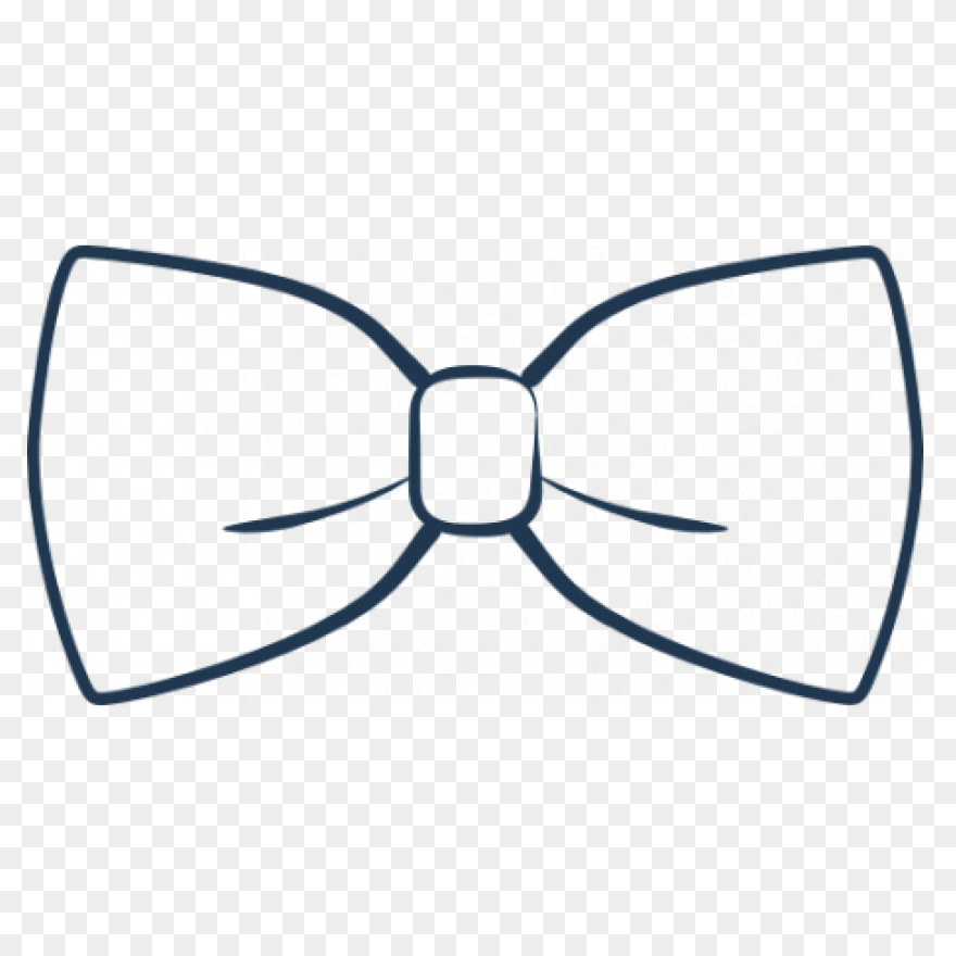 Doodle Navy Bow Tie Graphic - Bow Tie