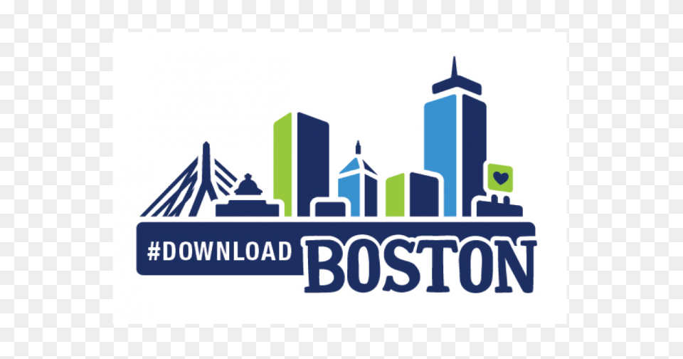 Boston City Skyline Silhouette At G