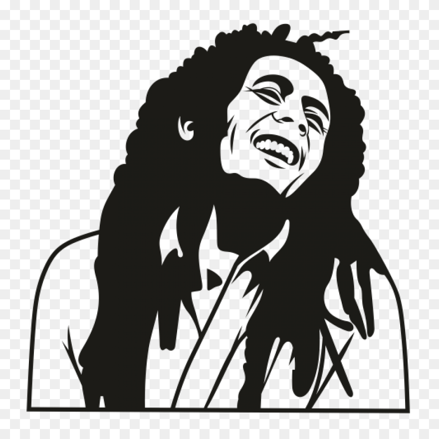 Green Bob Clip Art - Bob Marley Cli