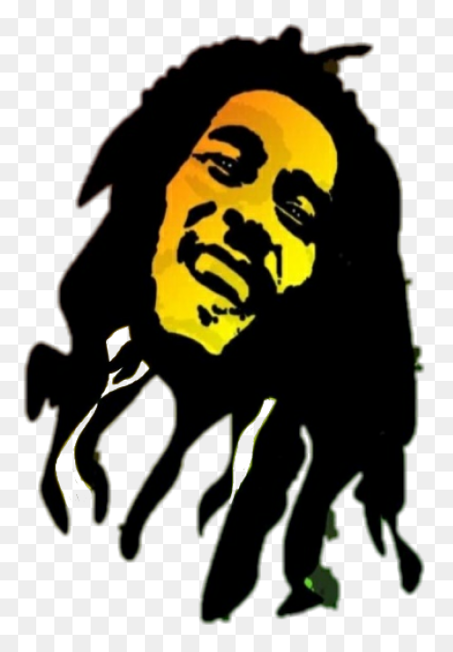 Green Bob Clip Art - Bob Marley Cli