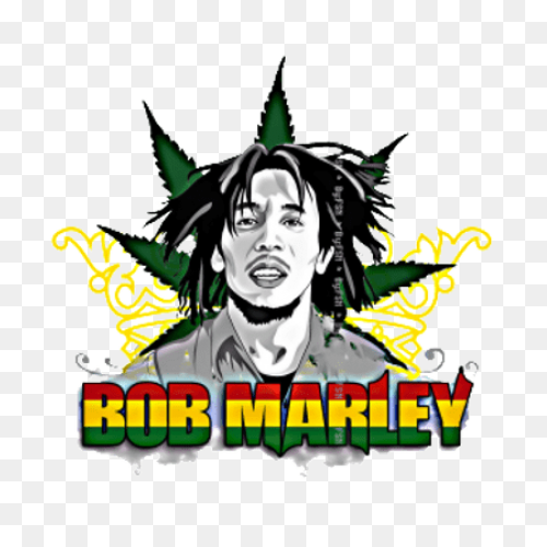 Green Bob Clip Art - Bob Marley Cli