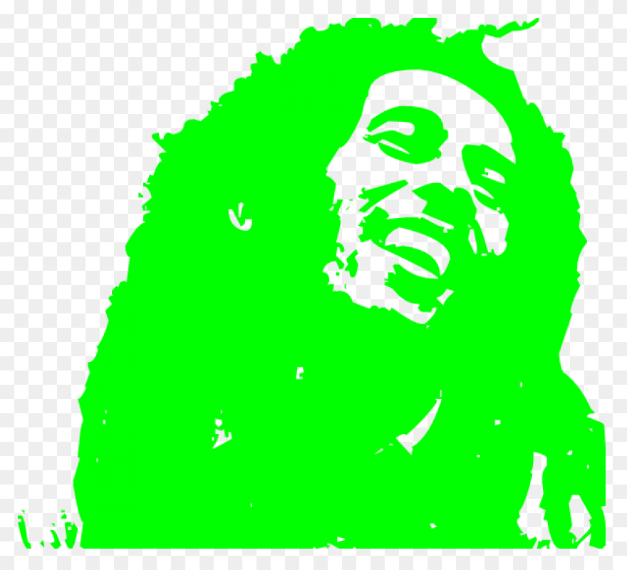 Green Bob Clipart Bob Marley - Bob Marley