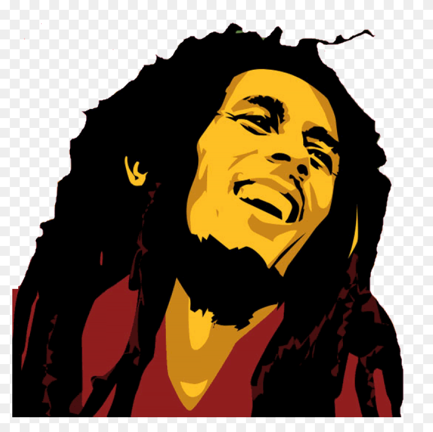 Green Bob Clip Art - Bob Marley Cli