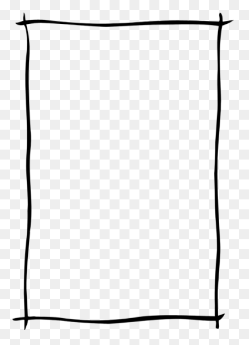 Border Black And White Clipart - Bo